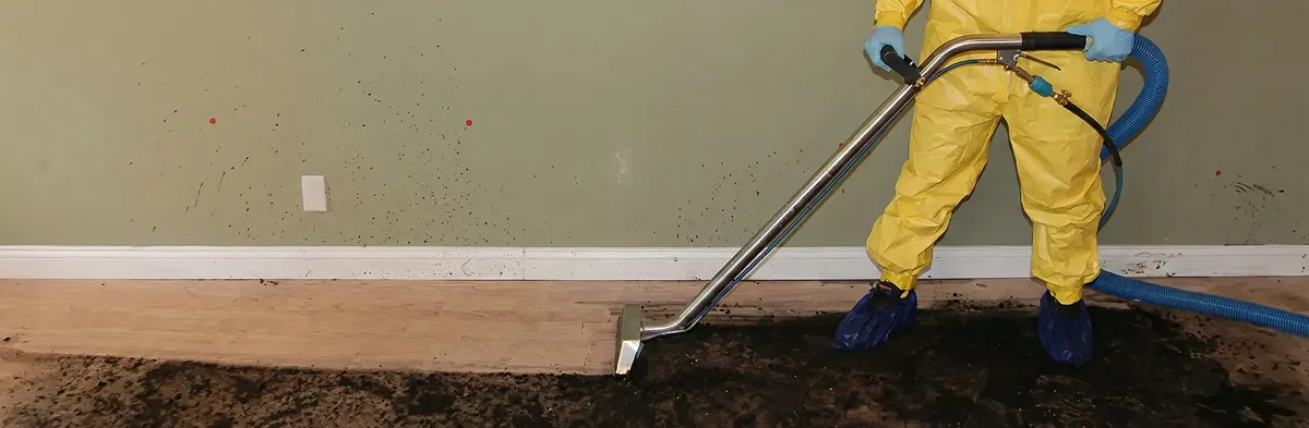 sewage removal service performing deep cleaning and extraction of sewage from an indoor area in Scottsdale, AZ
